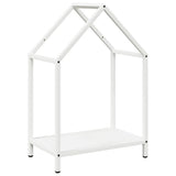 Vidaxl brandhoutrek 40x25x60 cm koudgewalst staal wit