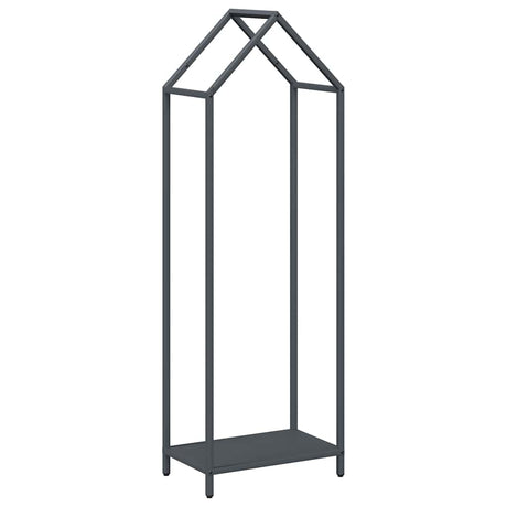 Vidaxl brandhoutrek 40x25x120 cm koudgewalst staal antraciet