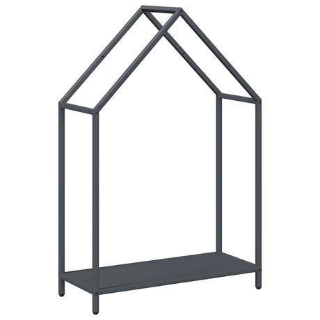 Vidaxl brandhoutrek 60x25x90 cm koudgewalst staal antracietkleurig