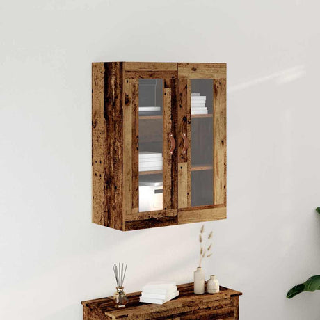 Vidaxl wandkast oudhout 69,5 x 34 x 90 cm bewerkt hout