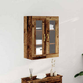 Vidaxl wandkast oud hout 69,5 x 34 x 90 cm bewerkt hout