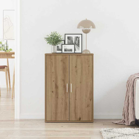 Vidaxl dressoir artisan eiken 60 x 31 x 84 cm bewerkt hout