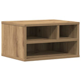 Vidaxl printerstand artisan eiken 40 x 32 x 22,5 cm bewerkt hout