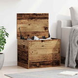 Vidaxl opslagdoos oud hout 60 x 42 x 46 cm bewerkt hout