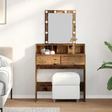 Vidaxl kaptafel oud hout 80 x 41 x 144,5 cm bewerkt hout