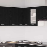 Vidaxl hangkast lyon zwart eiken 57 x 57 x 60 cm bewerkt hout