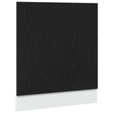 Vidaxl vaatwasserpaneel lyon 60x1,5x67 cm bewerkt hout zwart eiken