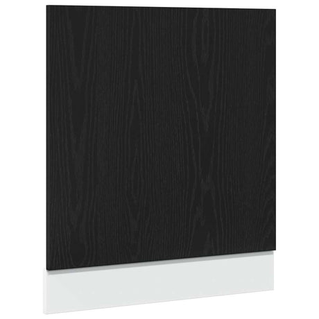 Vidaxl vaatwasserpaneel lyon 60x1,5x67 cm bewerkt hout zwart eiken