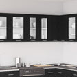 Vidaxl hangkast zwart eiken 60 x 31 x 60 cm bewerkt hout