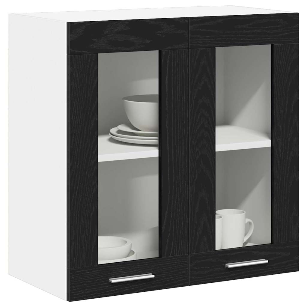 Vidaxl hangkast zwart eiken 60 x 31 x 60 cm bewerkt hout