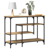 Vidaxl console tafel artisanaal eikenkleurig 100 x 35 x 75 cm