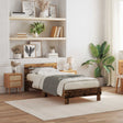 Vidaxl bedframe met hoofdeinde oudhout 100 x 200 cm bewerkt hout