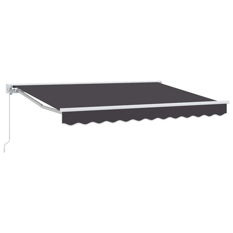 Vidaxl inklapbaar zonnescherm antraciet 250 x 200 cm