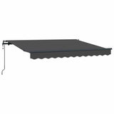 Vidaxl inklapbaar zonnescherm antraciet 250 x 200 cm stof
