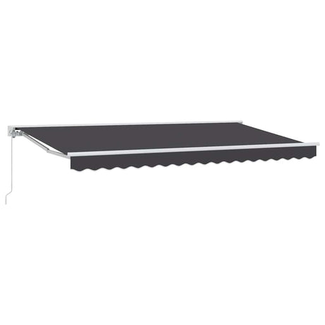 Vidaxl inklapbaar zonnescherm antraciet 350 x 200 cm