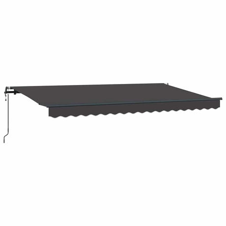 Vidaxl inklapbaar zonnescherm antraciet 350 x 200 cm stof