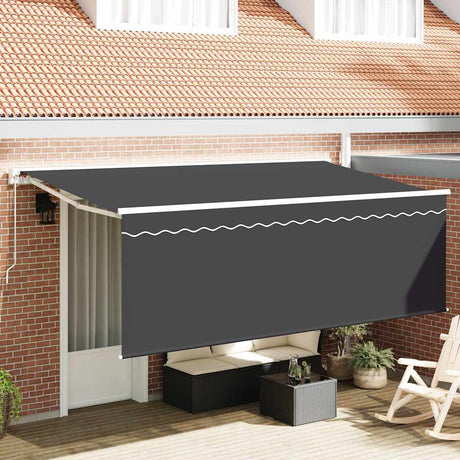 Vidaxl inklapbaar zonnescherm crème 350 x 200 cm