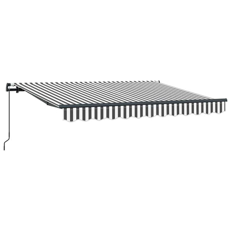 Vidaxl inklapbaar zonnescherm antraciet 350 x 200 cm stof