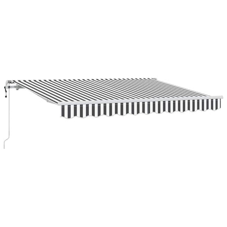 Vidaxl inklapbaar zonnescherm antraciet 350 x 200 cm stof