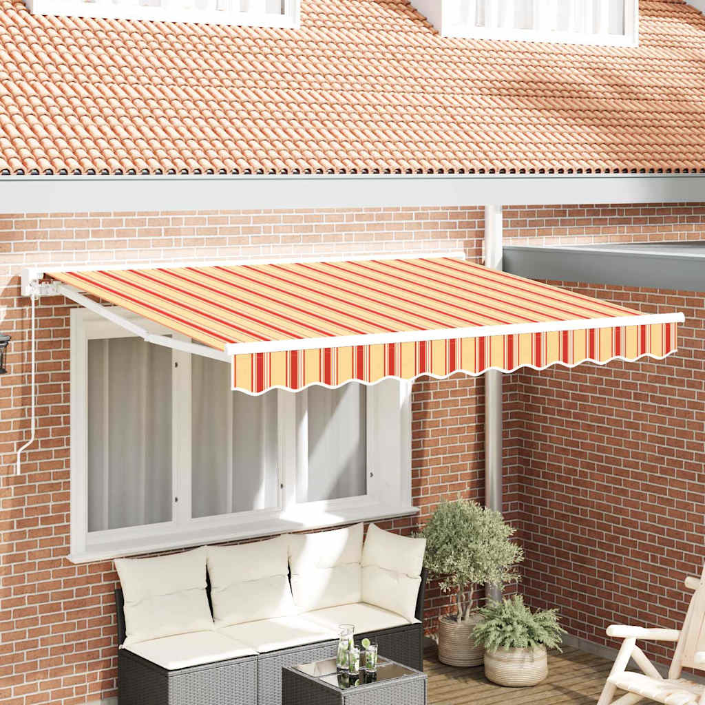 Vidaxl inklapbaar zonnescherm multikleur 350 x 200 cm
