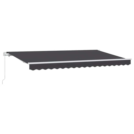 Vidaxl inklapbaar zonnescherm antraciet 400 x 200 cm stof