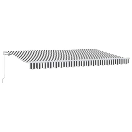 Vidaxl inklapbaar zonnescherm antraciet 400 x 200 cm stof