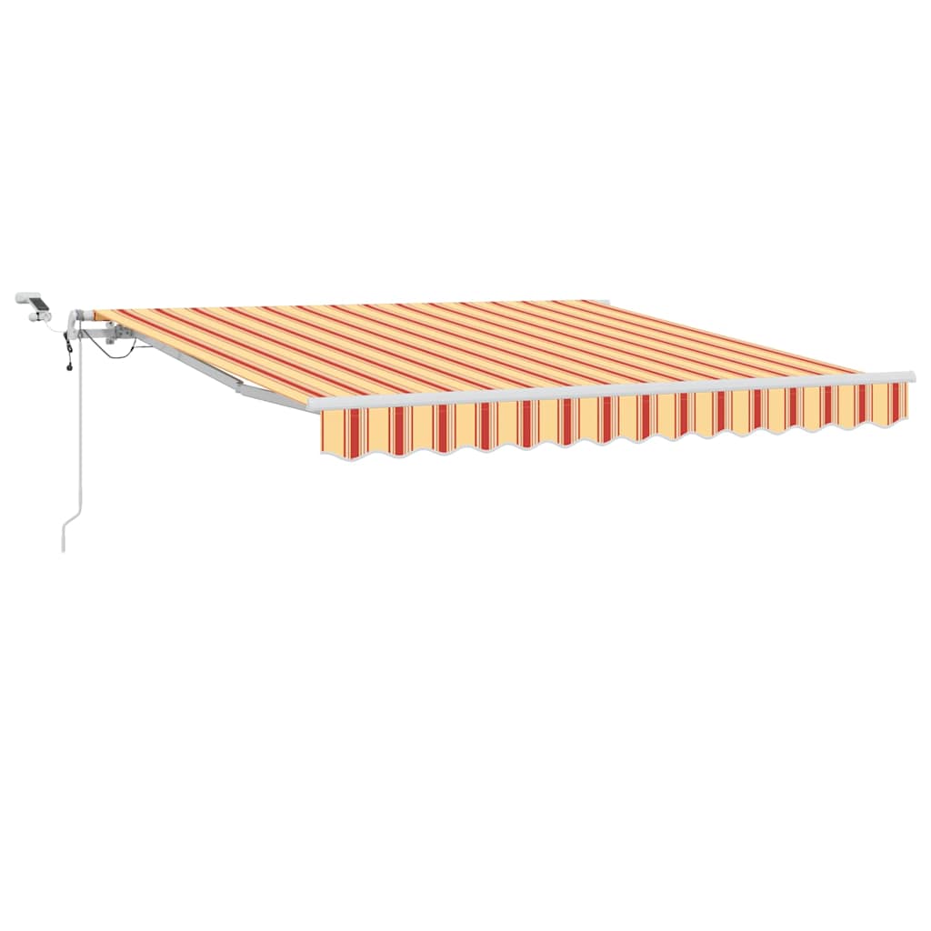 Vidaxl inklapbaar zonnescherm geel en oranje 300 x 250 cm
