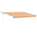 Vidaxl inklapbaar zonnescherm geel en oranje 300 x 250 cm
