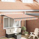Vidaxl uitschuifbare luifel meerkleurig 300 x 250 cm