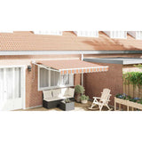 Vidaxl uitschuifbare luifel meerkleurig 300 x 250 cm