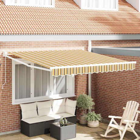 Vidaxl uitschuifbare luifel meerkleurig 300 x 250 x 165 cm