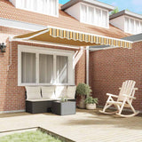 Vidaxl uitschuifbare luifel meerkleurig 300 x 250 x 165 cm