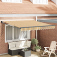 Vidaxl uitschuifbare luifel meerkleurig 300 x 250 x 165 cm