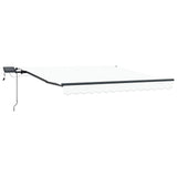 Vidaxl inklapbaar zonnescherm wit 300 x 250 cm stof