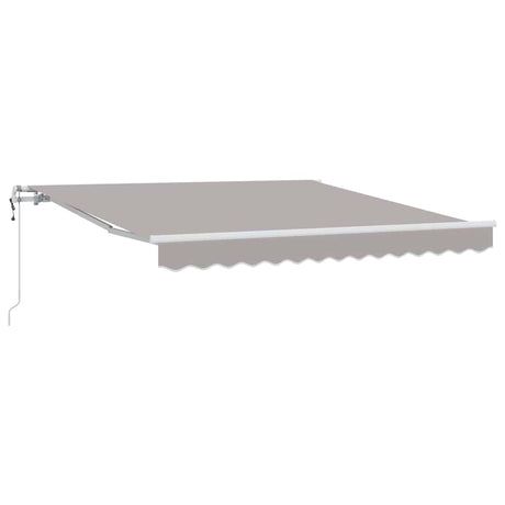 Vidaxl inklapbaar zonnescherm lichtgrijs 300 x 250 cm stof
