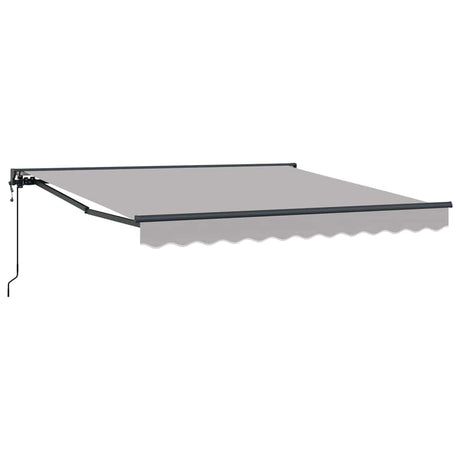 Vidaxl inklapbaar zonnescherm lichtgrijs 300 x 250 cm