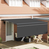 Vidaxl zijde frame geel en wit 350 x 250 cm polyester met pu-coating