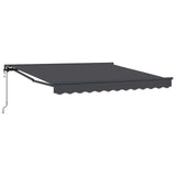 Vidaxl inklapbaar zonnescherm antraciet 350 x 250 cm
