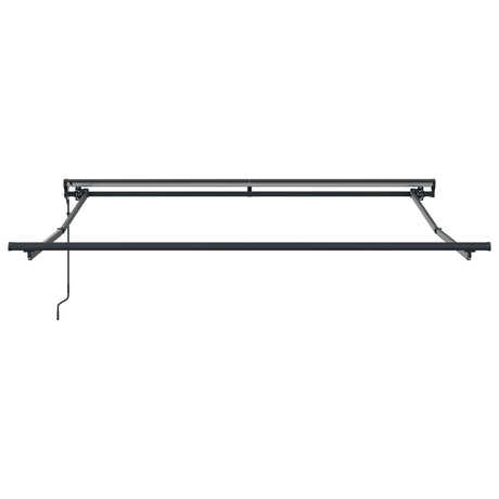 Vidaxl inklapbaar zonnescherm antraciet en wit 350 x 250 cm