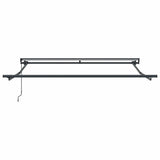 Vidaxl inklapbaar zonnescherm rood en wit 350 x 250 cm