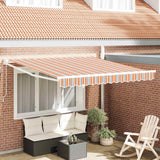 Vidaxl uitschuifbare luifel meerkleurig 350 x 250 cm