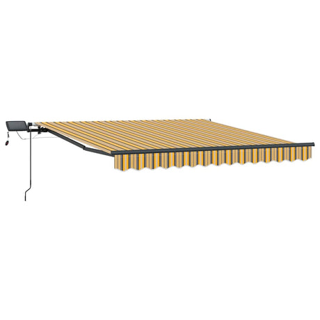 Vidaxl inklapbaar zonnescherm multikleur 350 x 250 cm stof