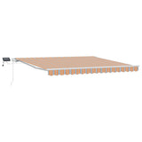 Vidaxl inklapbaar zonnescherm met multikleur 400 ×300 cm stof