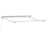 Vidaxl zijde frame wit 2,5 x 2 m poedercoating staal