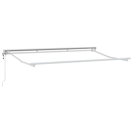 Vidaxl zijde frame wit 3,5 x 2 m poedercoating staal