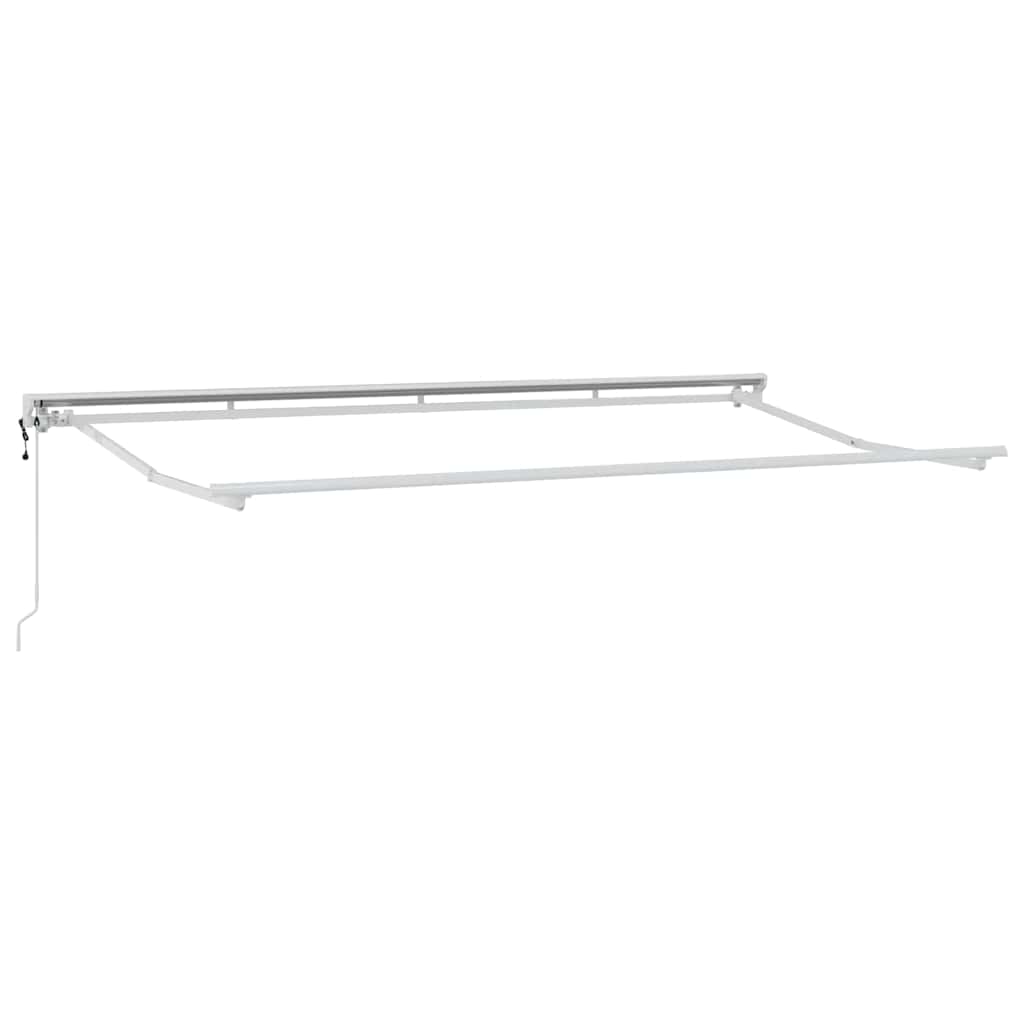 Vidaxl zijde frame wit 4 x 2 m poedercoating staal