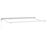 Vidaxl zijde frame wit 4 x 2 m poedercoating staal