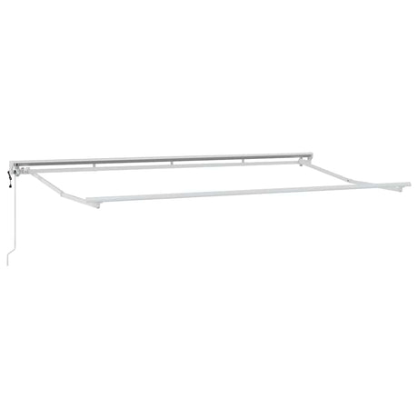 Vidaxl zijde frame wit 4 x 2 m poedercoating staal