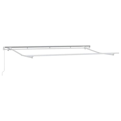 Vidaxl zijde frame wit 4 x 2 m metaal