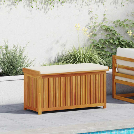 Vidaxl opbergbox voor buiten 113x50x60,5 cm massief acaciahout